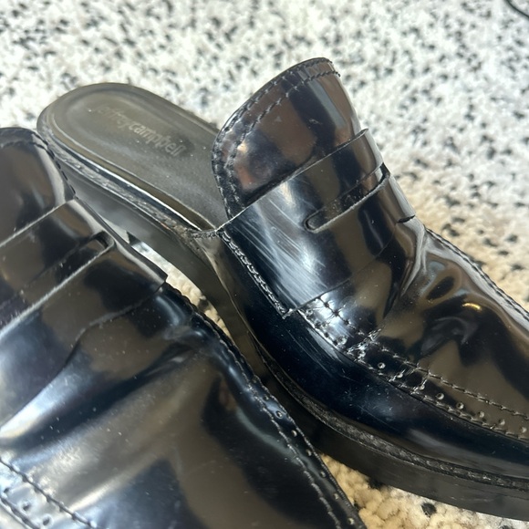 Jeffrey Campbell Loafer Slides (Finkman Patent Mule) size 9 US - Picture 6 of 8